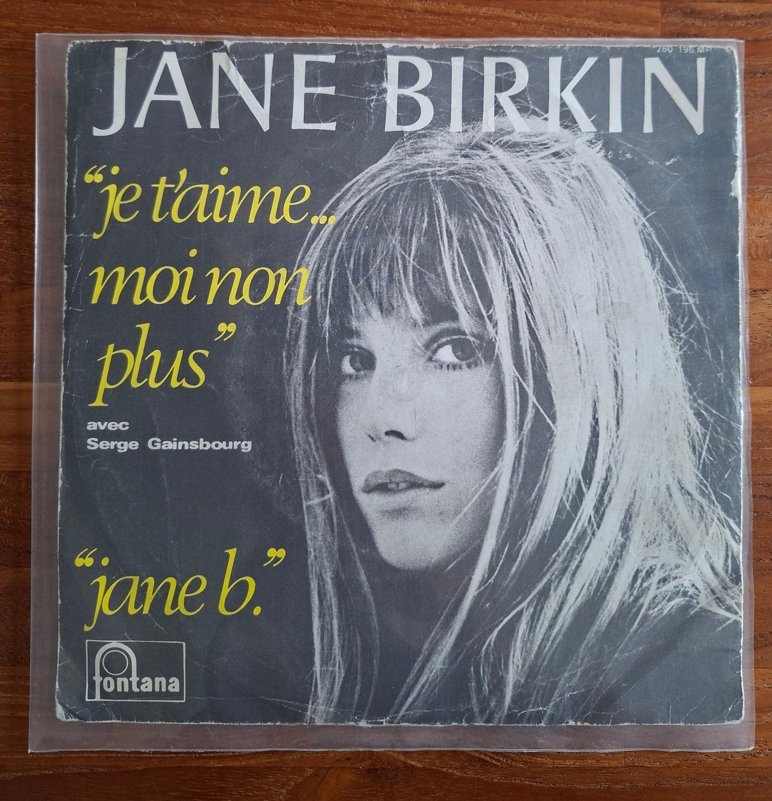 Birkin, Jane  - Je t aime moi non plus  - Single is TOP, Cd's en Dvd's, Ophalen of Verzenden, Gebruikt, 7 inch, Pop