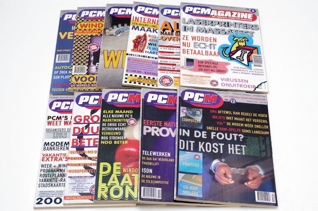 PCM 1996 magazine compl. set - vintage Windows 95 Pentium, Computers en Software, Vintage Computers, Verzenden, IBM