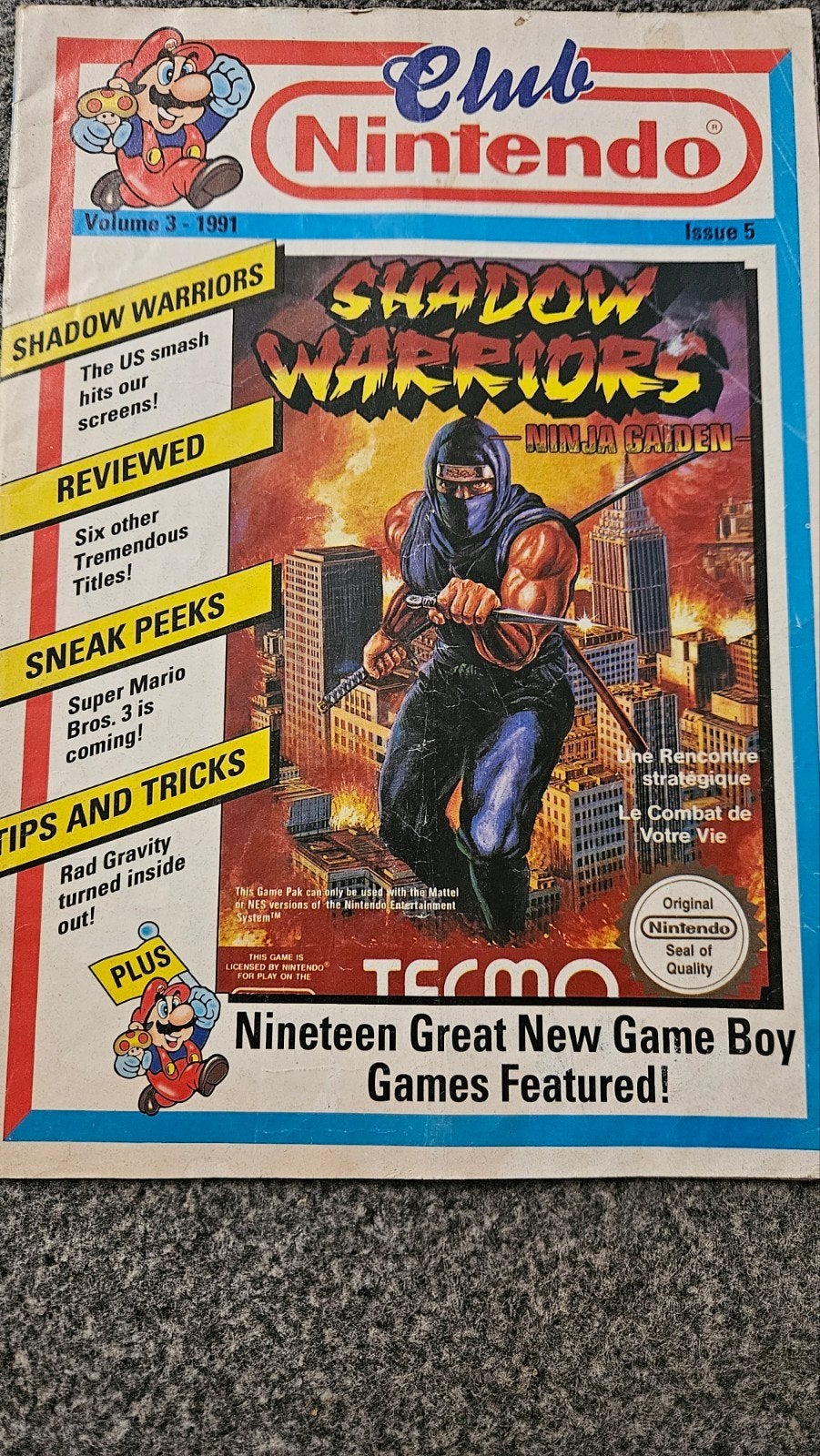 Club Nintendo Tijdschrift Volume 3, 1991 - Issue 5, Ophalen of Verzenden, 1980 tot heden, Buitenland, Tijdschrift