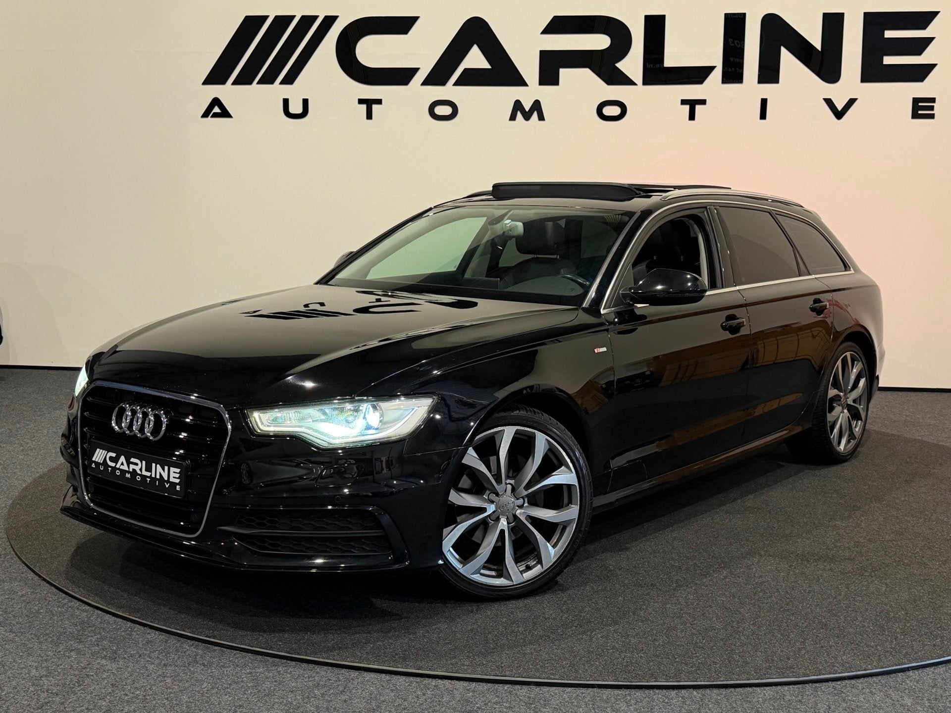 Audi A6 Avant 2.8 FSI Pro Line S AUT. PANORAMADAK CRUISE CON, Auto's, Gebruikt, Zwart, 2773 cc, Zwart