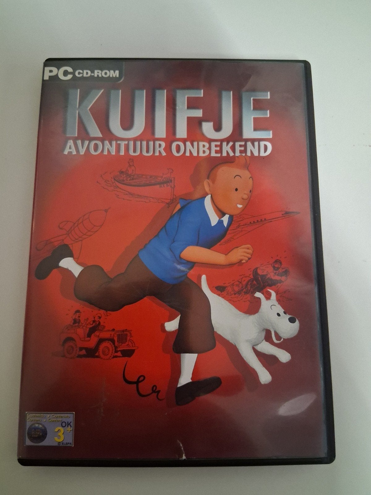 Kuifje: Avontuur Onbekend - PC CD-ROM Spel, Avontuur en Actie, 1 speler, Ophalen of Verzenden, Zo goed als nieuw