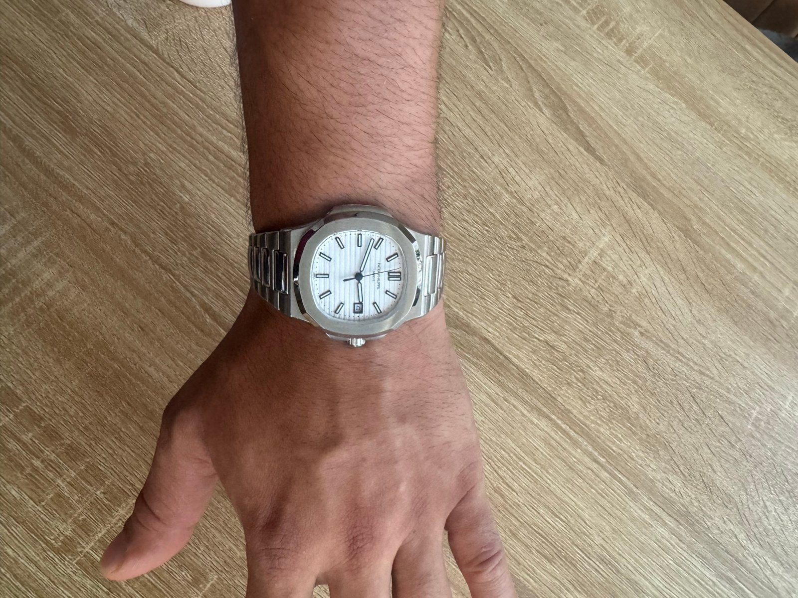 Patek Philippe Nautilus AAA QUALITY, Sieraden, Tassen en Uiterlijk, Horloges | Heren, Overige merken, Staal, Staal, Polshorloge