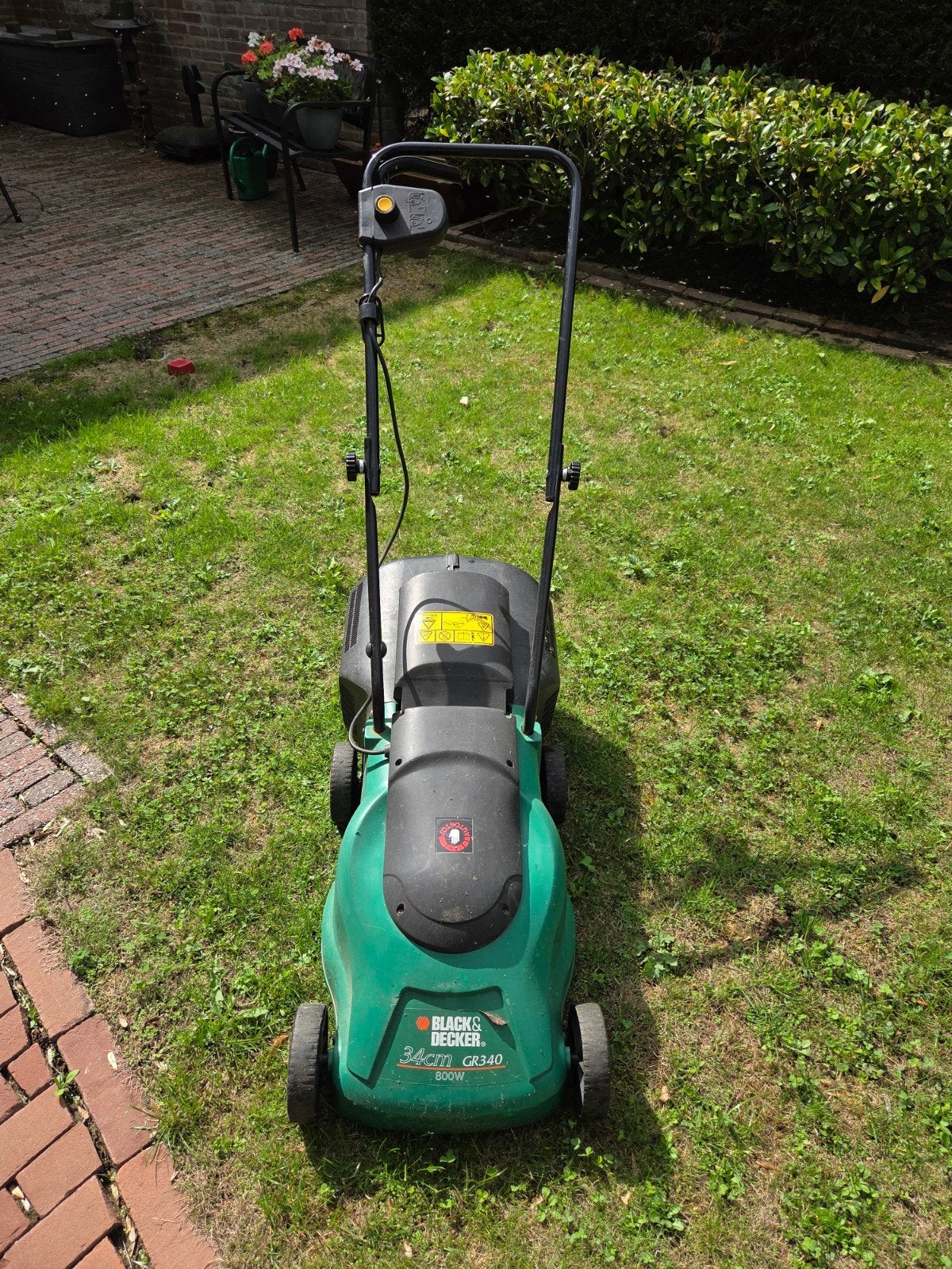 Grasmaaier 220V met opvangbak, Ophalen, Cirkelmaaier, Gebruikt, Opvangbak