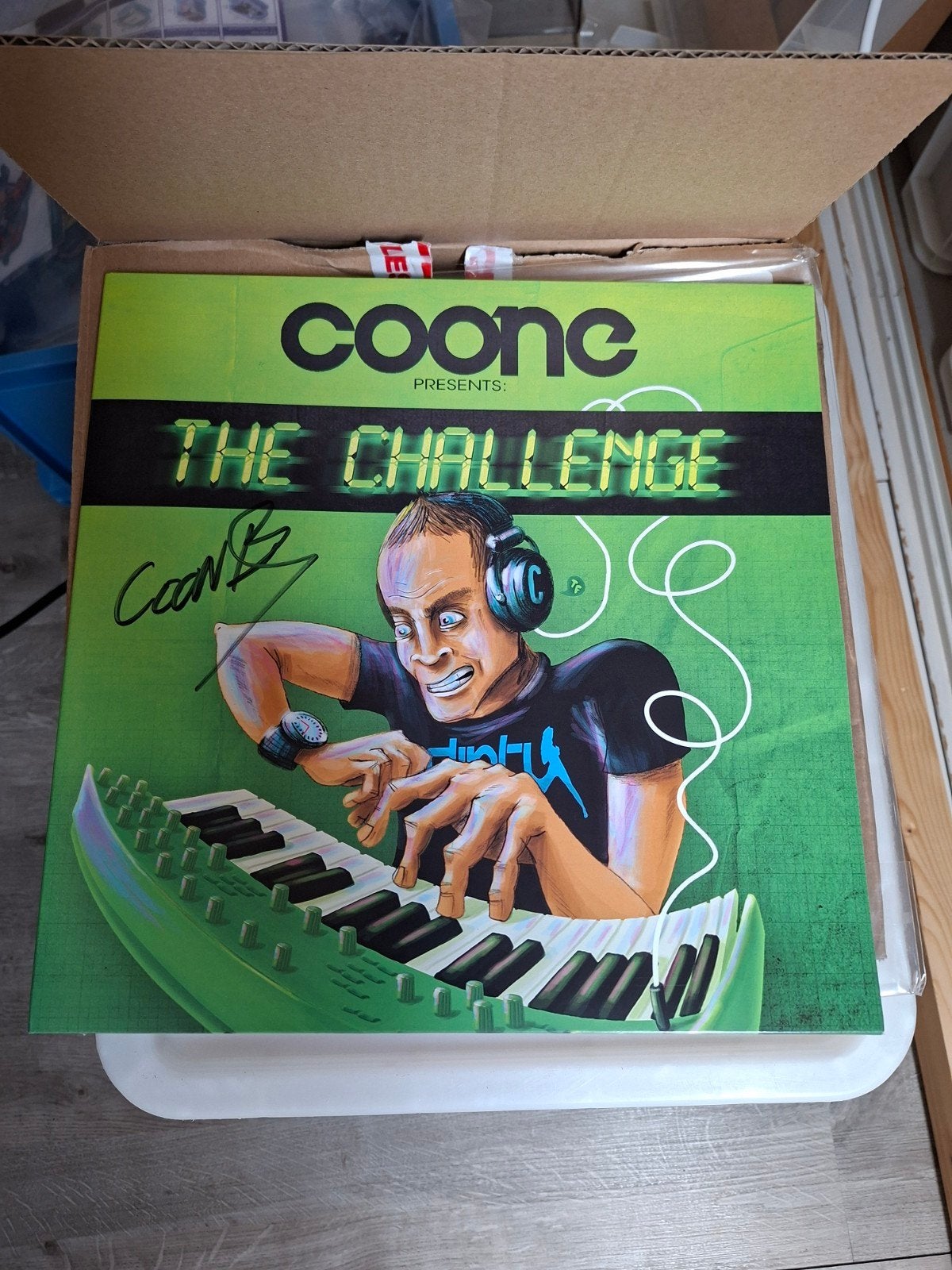 Coone - the Challenge gesigneerd hardstyle 2 vinyls, Ophalen of Verzenden, 12 inch