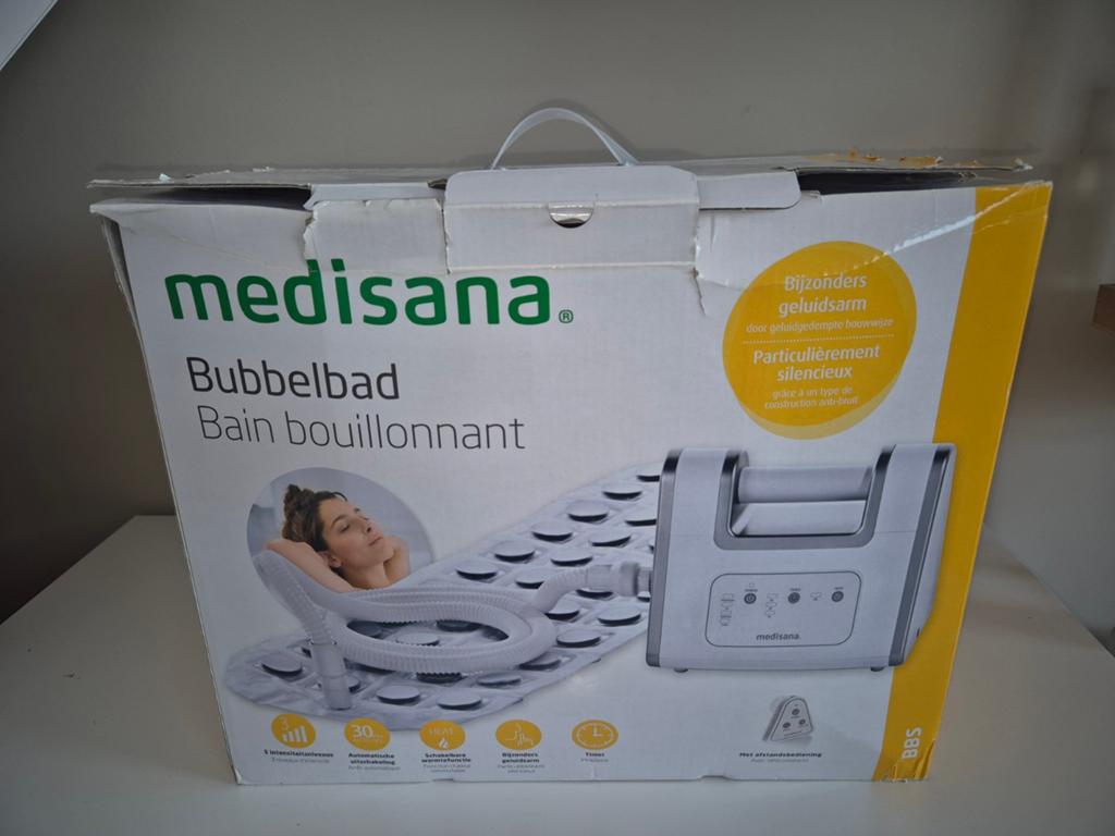 Medisana bubbelbadmat, Ophalen, Zo goed als nieuw, Massagestoel of Kussen