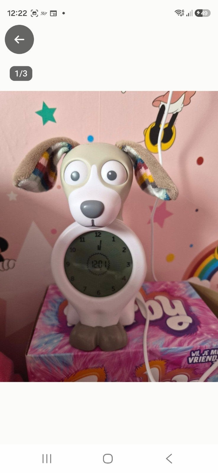 ZAZU slaaptrainer en nachtlampje hond Dex, Ophalen, Zo goed als nieuw