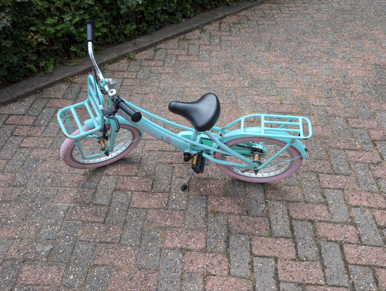 meisjesfiets 18 inch, Fietsen en Brommers, Fietsen | Kinderfietsjes, Ophalen, Gebruikt, 16 tot 20 inch
