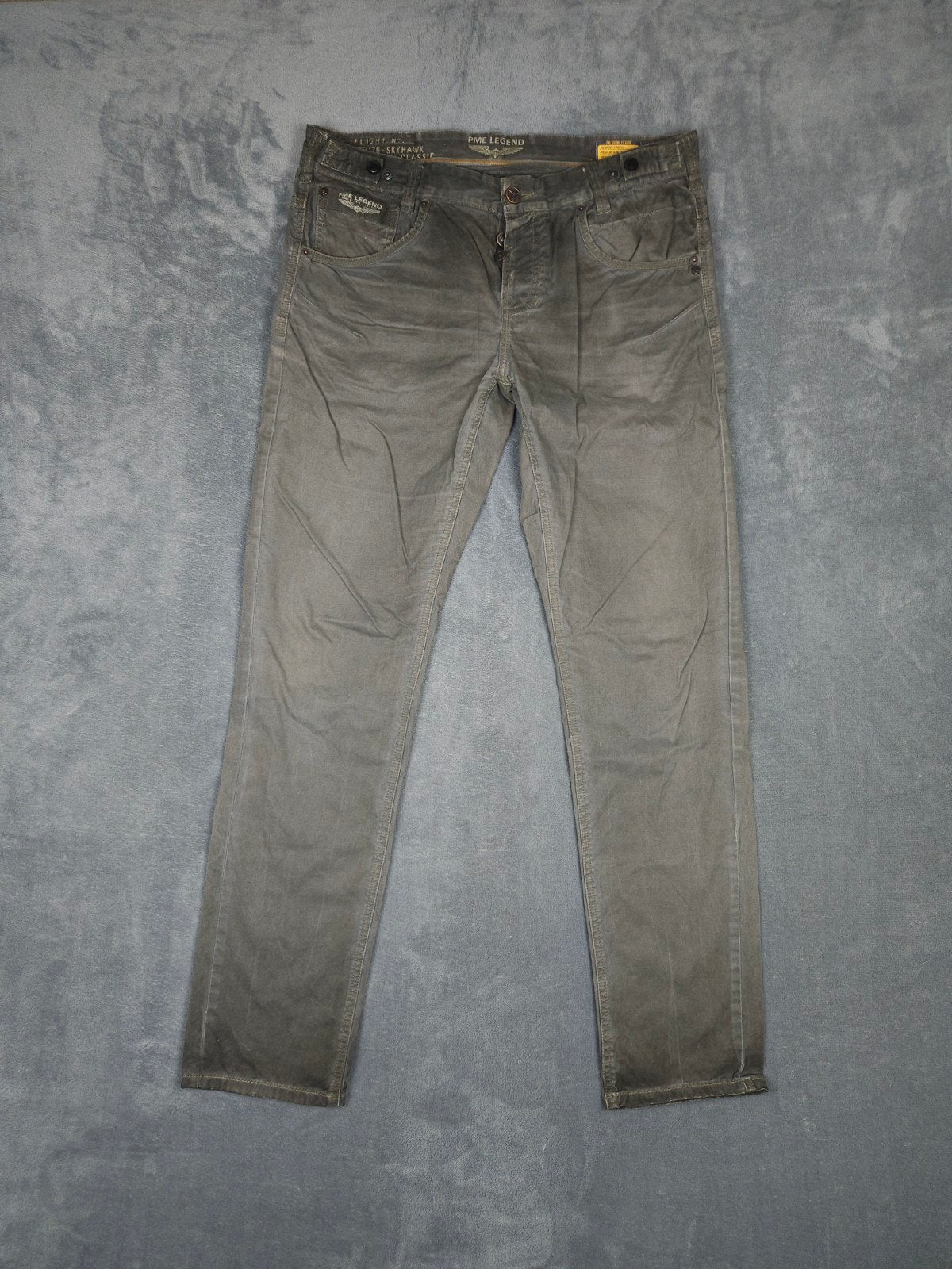 Pme Legend Skyhawk Broek W35 L34 Regular Slim Grijs Jeans, ., Ophalen of Verzenden, Zo goed als nieuw, .