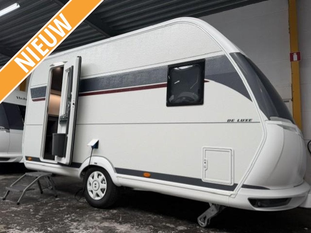 Hobby De Luxe 400 SFE 2027 1500 kg, Caravans en Kamperen, Schokbreker, Hobby, Bedrijf, Treinzit