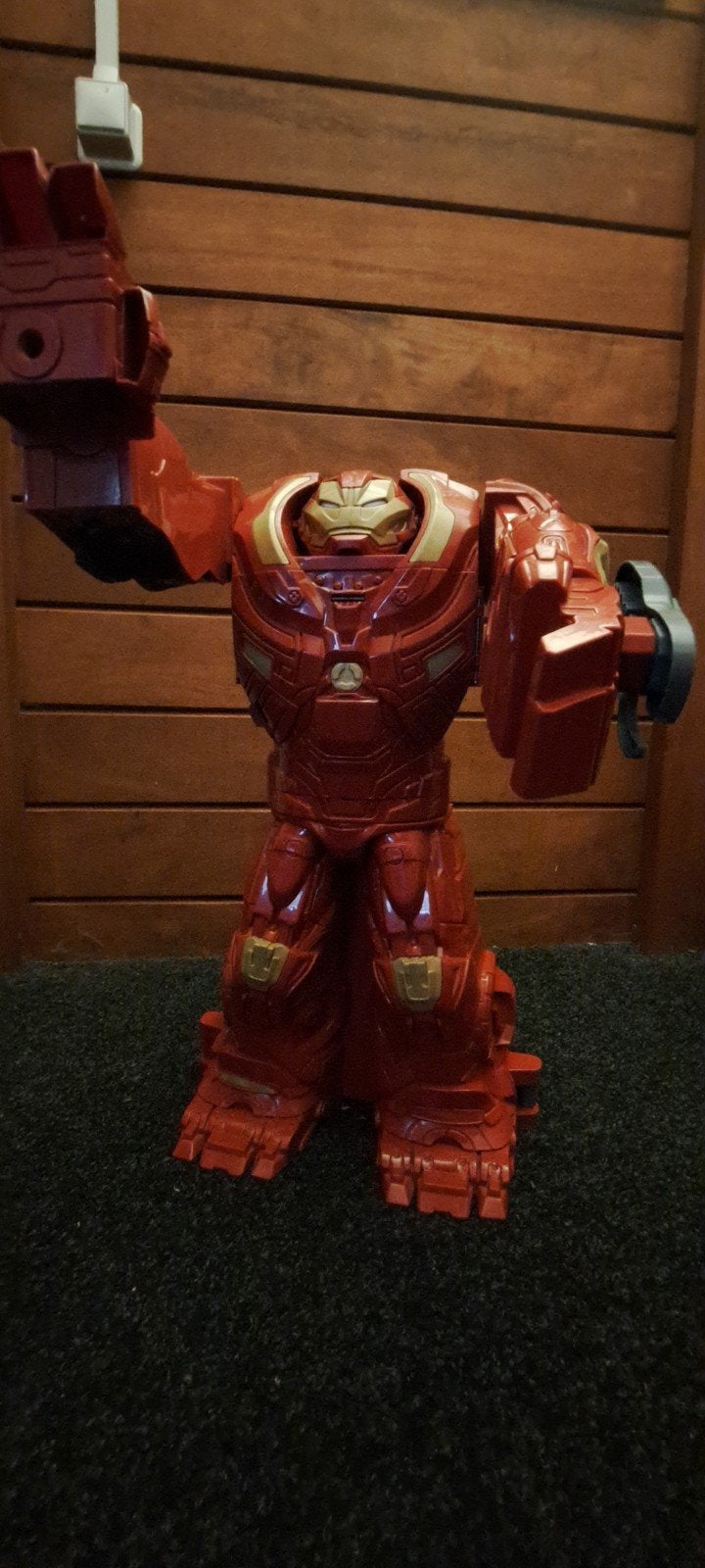 Hulkbuster Iron Man Hasbro 56cm Playset Figuur, Ophalen of Verzenden, Gebruikt
