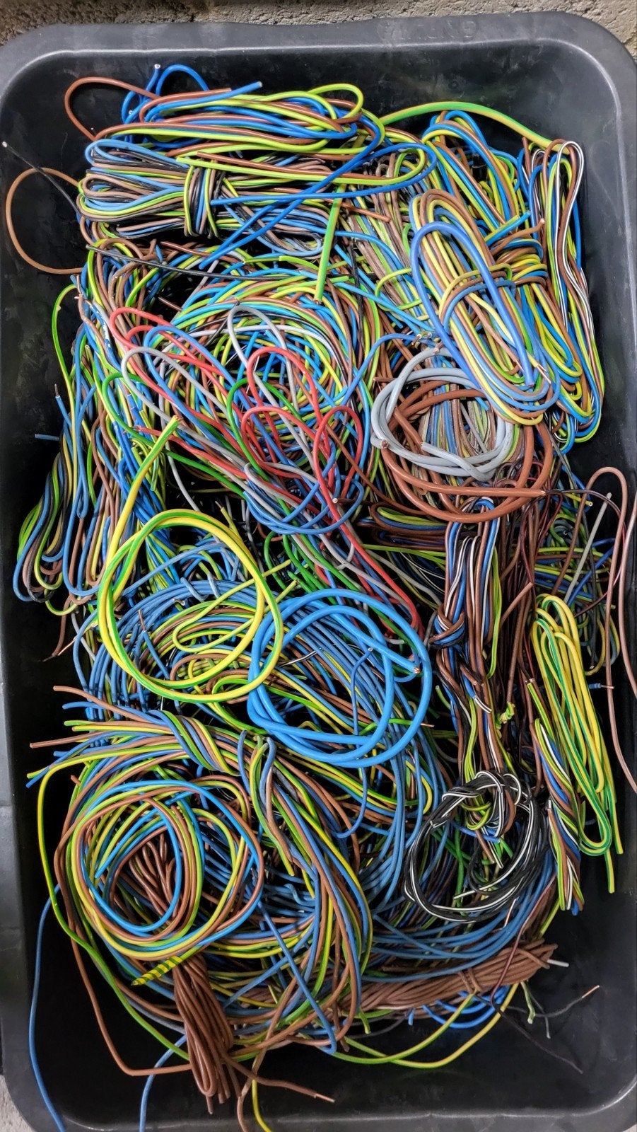 VD-draad / installatiedraad over of te koop? Ik koop het in!, Doe-het-zelf en Verbouw, Elektra en Kabels, Ophalen, Gebruikt, Overige merken