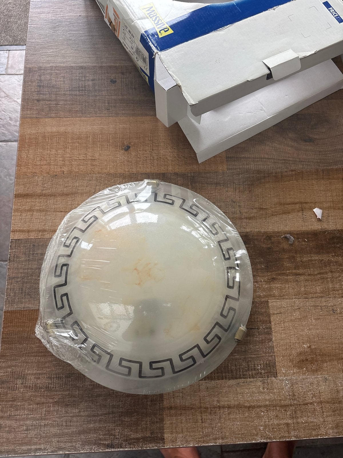 Nieuwe Massive plafondlamp - 25 cm diameter, Overige merken, Ophalen, Nieuw, Plafondlamp