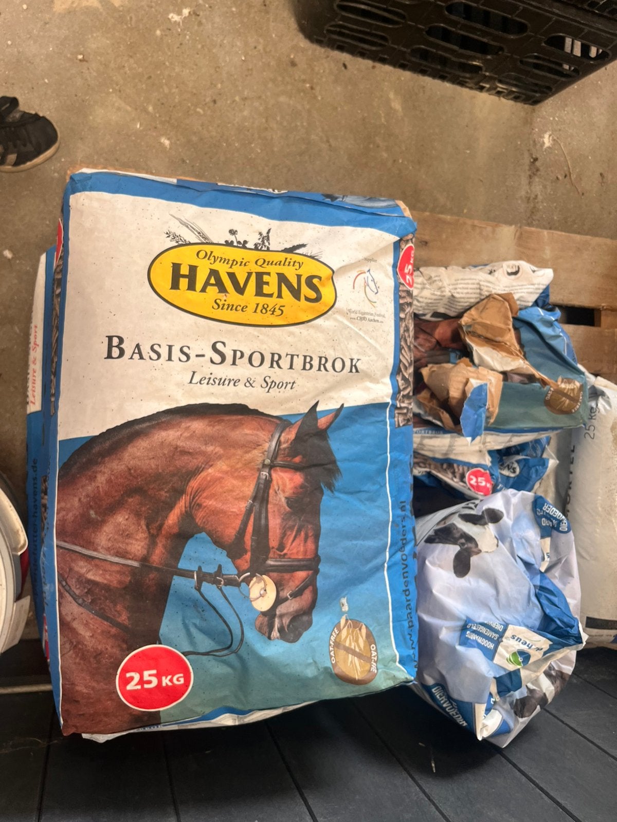 3 zakken havens sportbrok tekoop!, Ophalen, Overige soorten