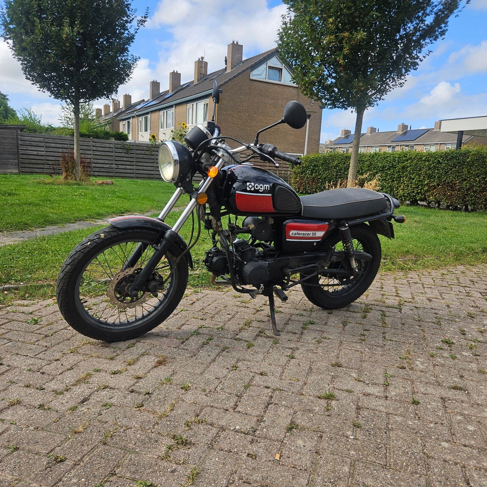 AGM Caferacer 50cc - Goede staat, tankmeter defect, Ophalen, Gebruikt, Maximaal 45 km/u, AGM