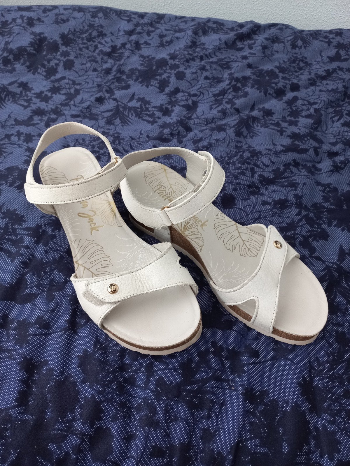 Panama Jack Julia Nacar B sandalen, wit, maat 42, Wit, Zo goed als nieuw, Panama Jack, Sandalen of Muiltjes