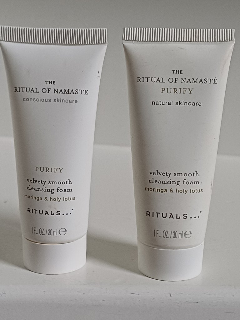 RITUALS NAMASTE CLEANSING FOAM 2X30ML NIEUW SAMEN 4 EURO, Ophalen of Verzenden, Nieuw, Gehele gezicht, Reiniging
