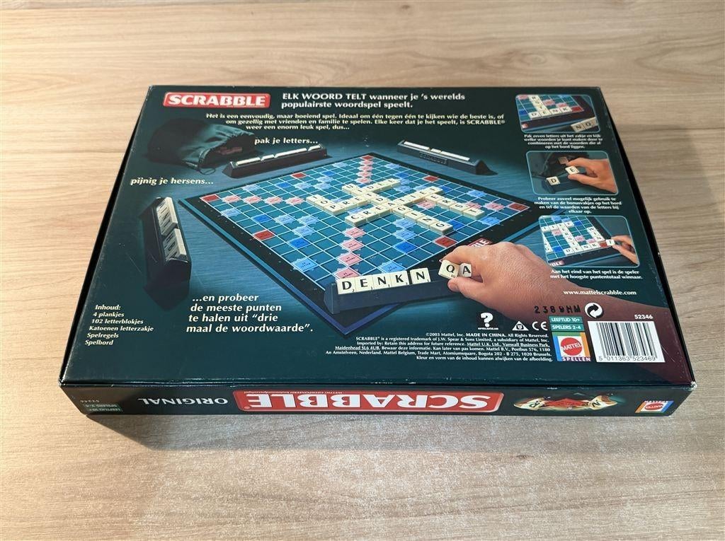 scrabble original - s6865, Verzenden, Zo goed als nieuw