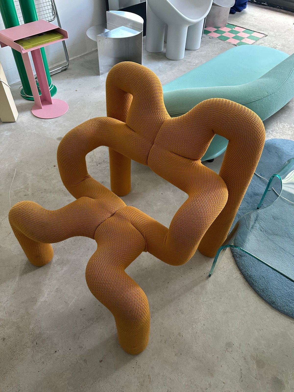 Varier Stokke Ekstrem Fauteuil - Vintage Design Oranje, Ophalen