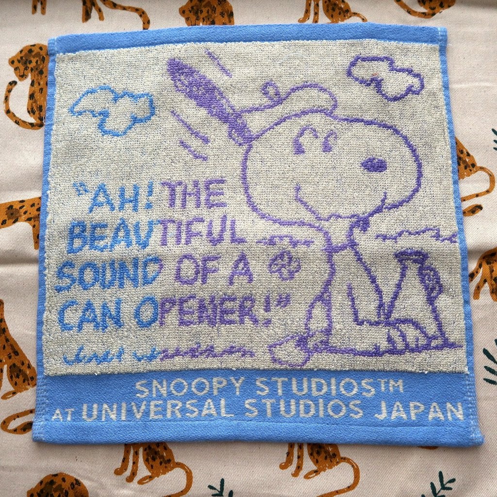 Snoopy Peanuts Strips Handdoekje van Universal Studios Japan, Verzenden, Snoopy, Nieuw, Overige typen