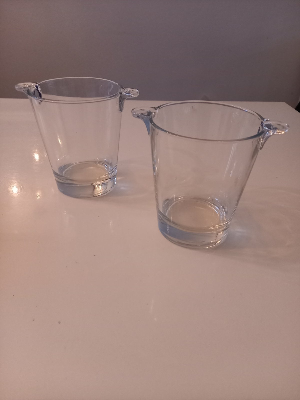 2 Wijnkoelers van glas, Ophalen of Verzenden, Nieuw, Overige typen