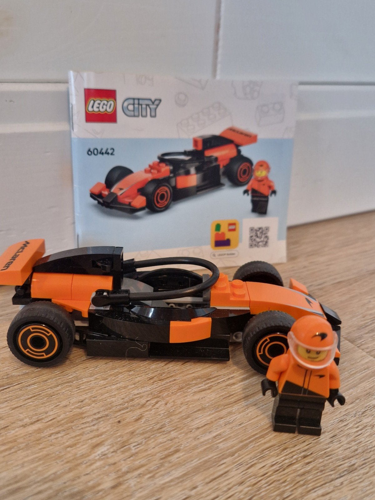LEGO City McLaren Formule 1 Raceauto 60442 met Minifiguur, Compleet, City, Lego, Ophalen of Verzenden