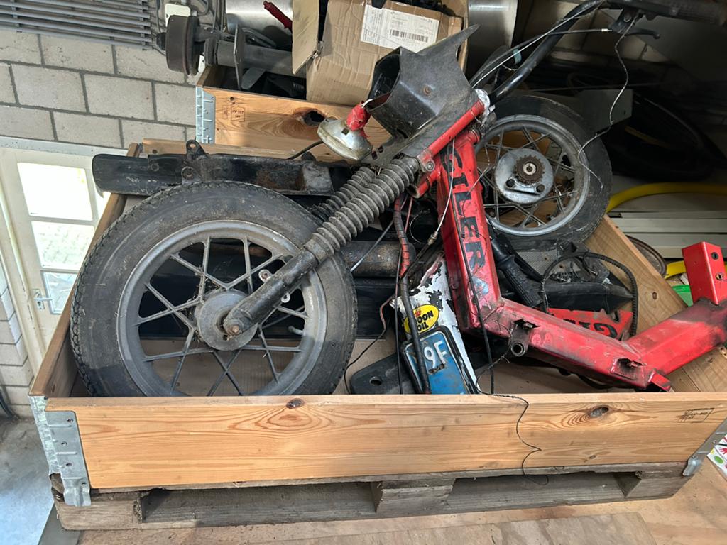 Gilera opknapper,   op kenteken, Ophalen, Gebruikt