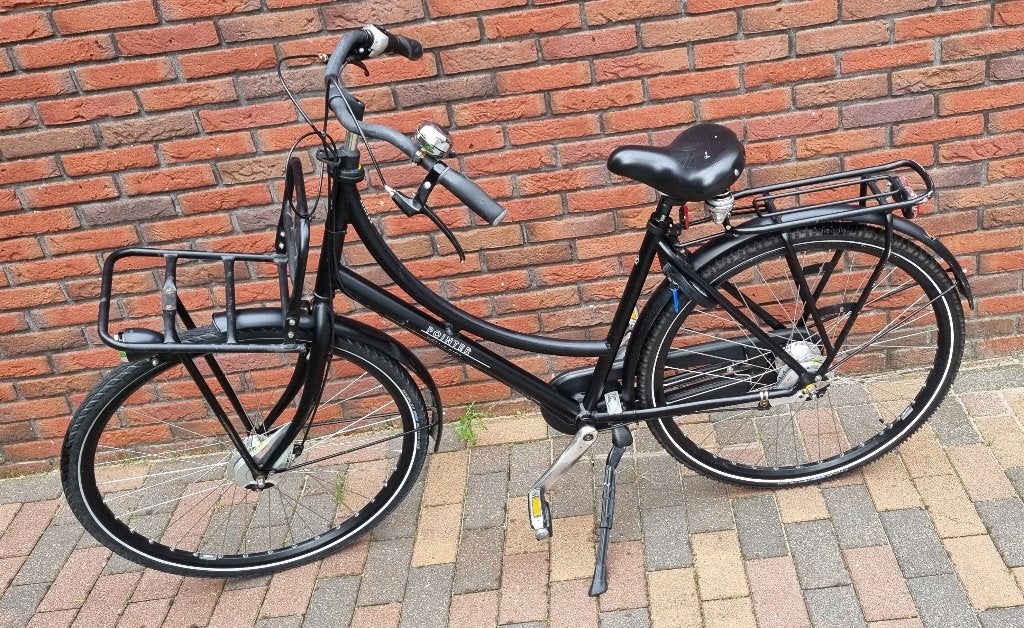 Dames Transportfiets Pointer 7 Versnellingen, 28" - Zwart, Gebruikt, Versnellingen, 50 tot 53 cm, Trommelrem