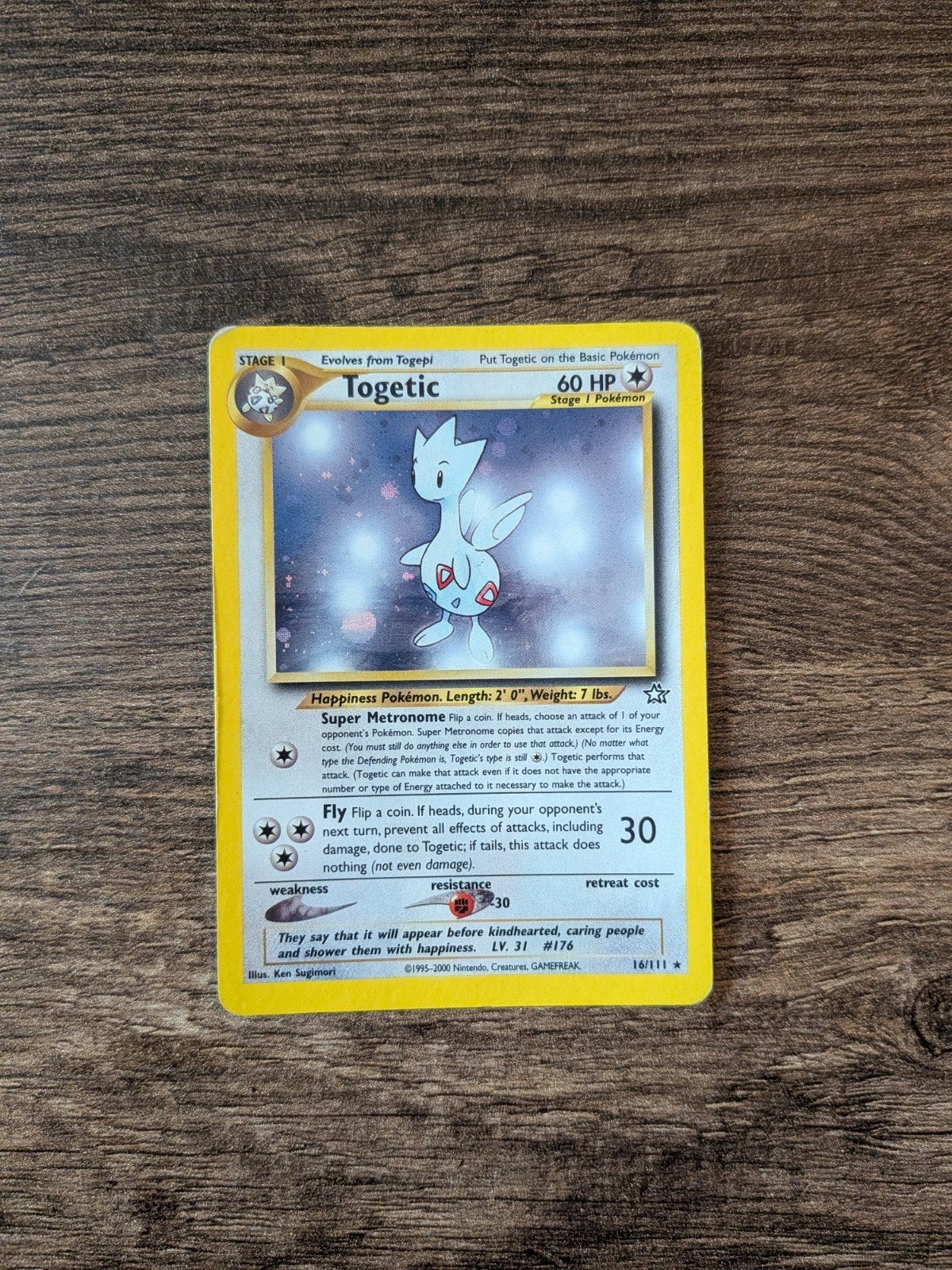 Pokemon Togetic Neo Genesis 16/111, Hobby en Vrije tijd, Verzenden