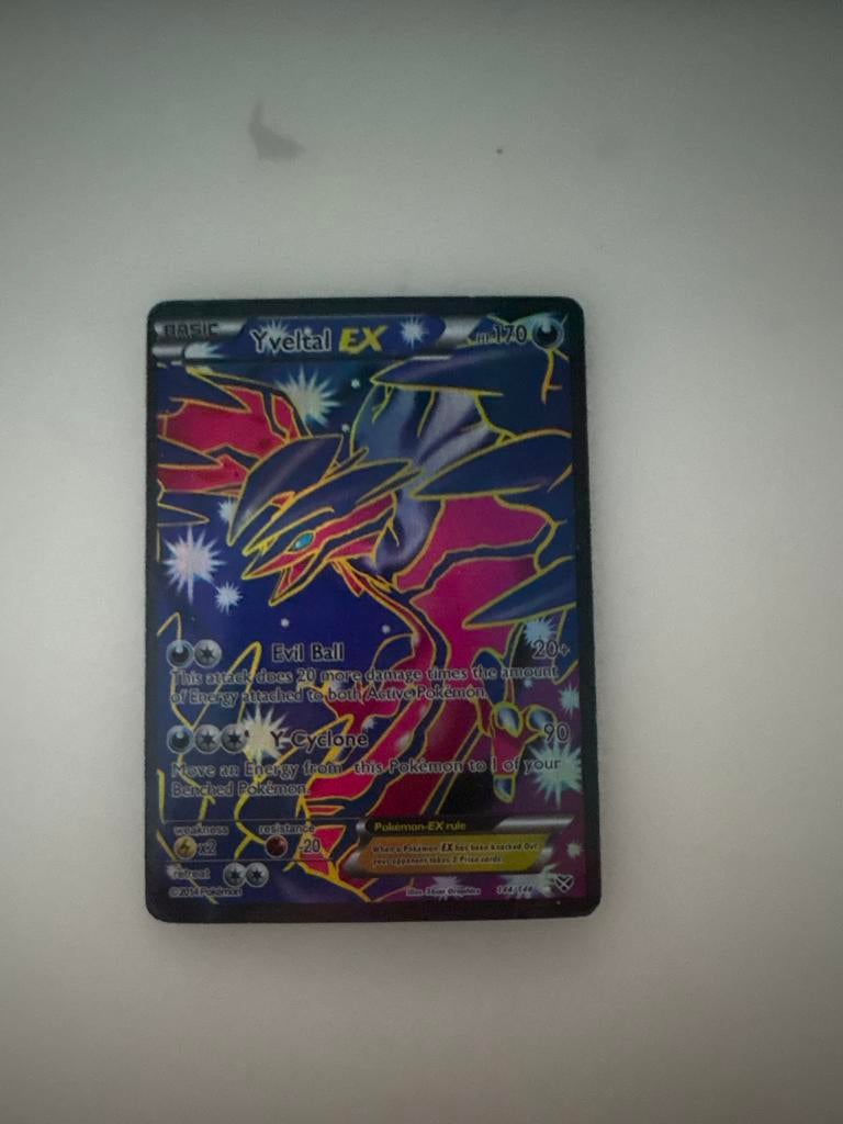 Yveltal EX Pokémon kaart - Perfecte staat, Verzenden, Zo goed als nieuw, Losse kaart