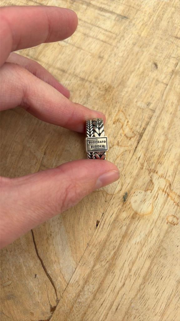 Buddha to Buddha ring, 18 tot 19, Ophalen of Verzenden, Zo goed als nieuw, Dame of Heer