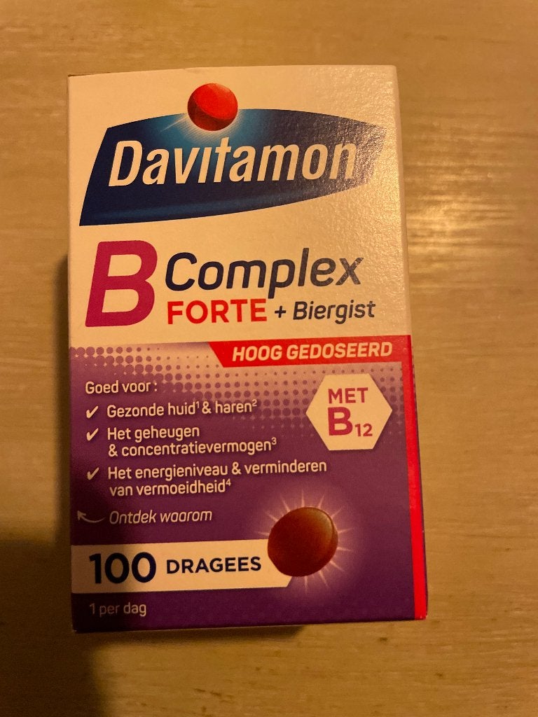 Davitamon B complex forte, Sport en Fitness, Gezondheidsproducten en Wellness, Ophalen of Verzenden, Nieuw, Overige typen