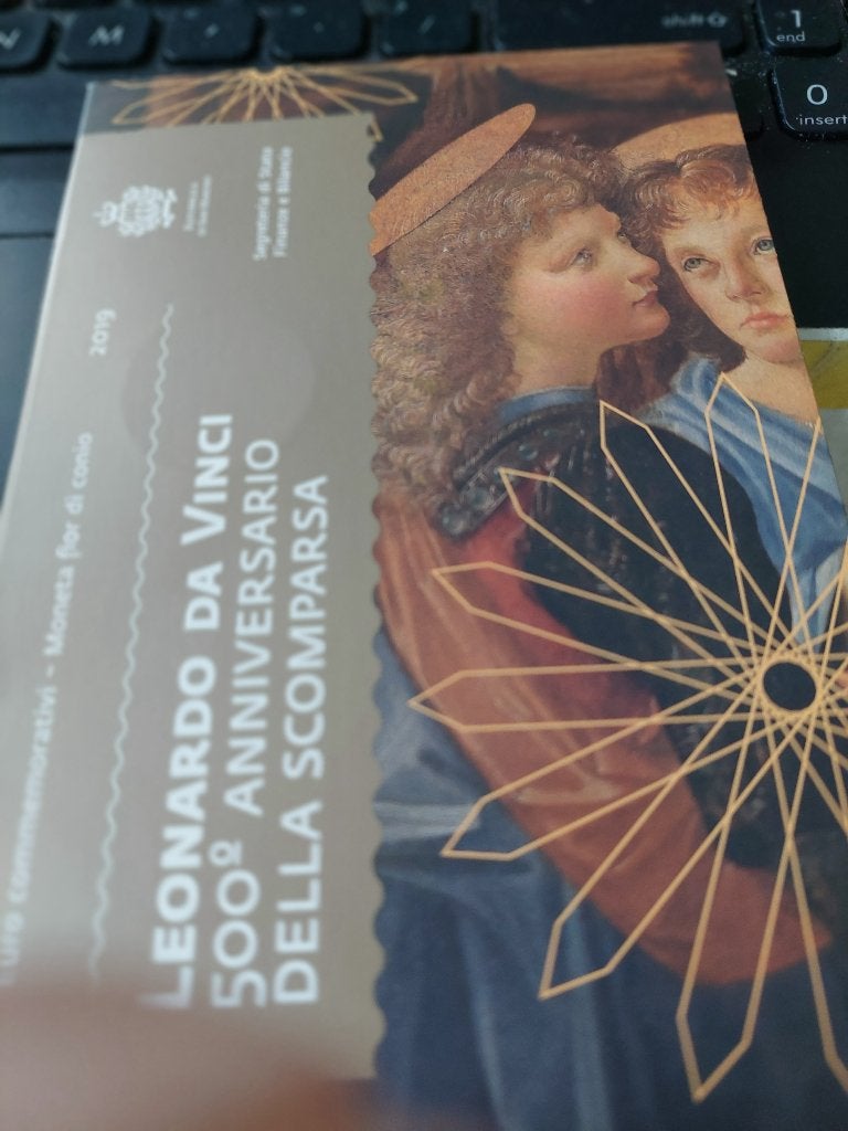 prachtige 2 euro munt leonardus  DAVINCIE, Ophalen of Verzenden, Koningin Beatrix, Euro's, Losse munt