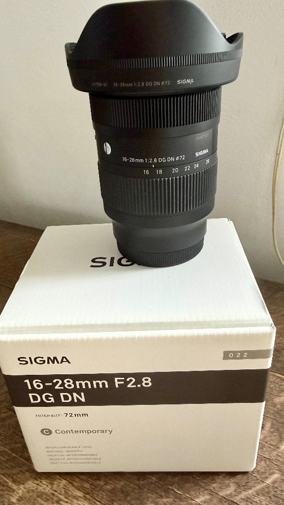 SIGMA 16-28mm F/2.8 DG DN Contemporary Sony FE-mount, Audio, Tv en Foto, Fotografie | Lenzen en Objectieven, Ophalen, Sony E-mount