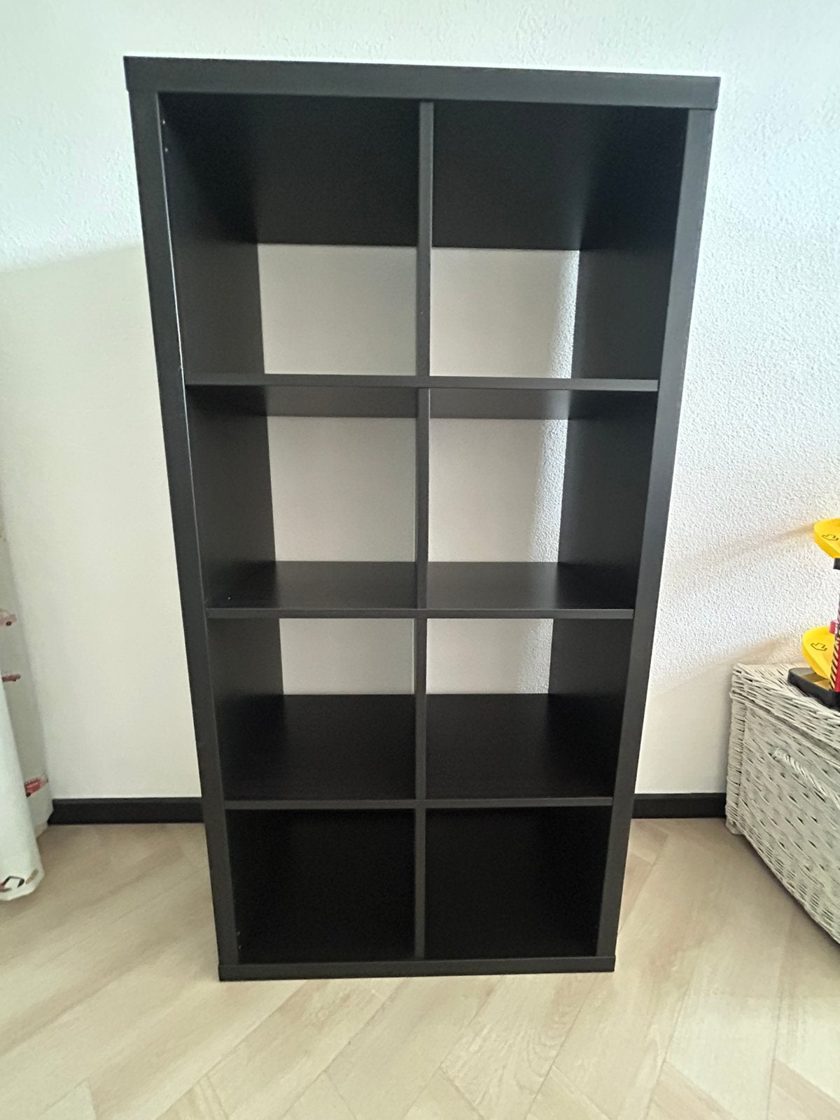 IKEA KALLAX open kast zwartbruin – 77x147 cm, Ophalen of Verzenden, Zo goed als nieuw, 25 tot 50 cm, 50 tot 100 cm