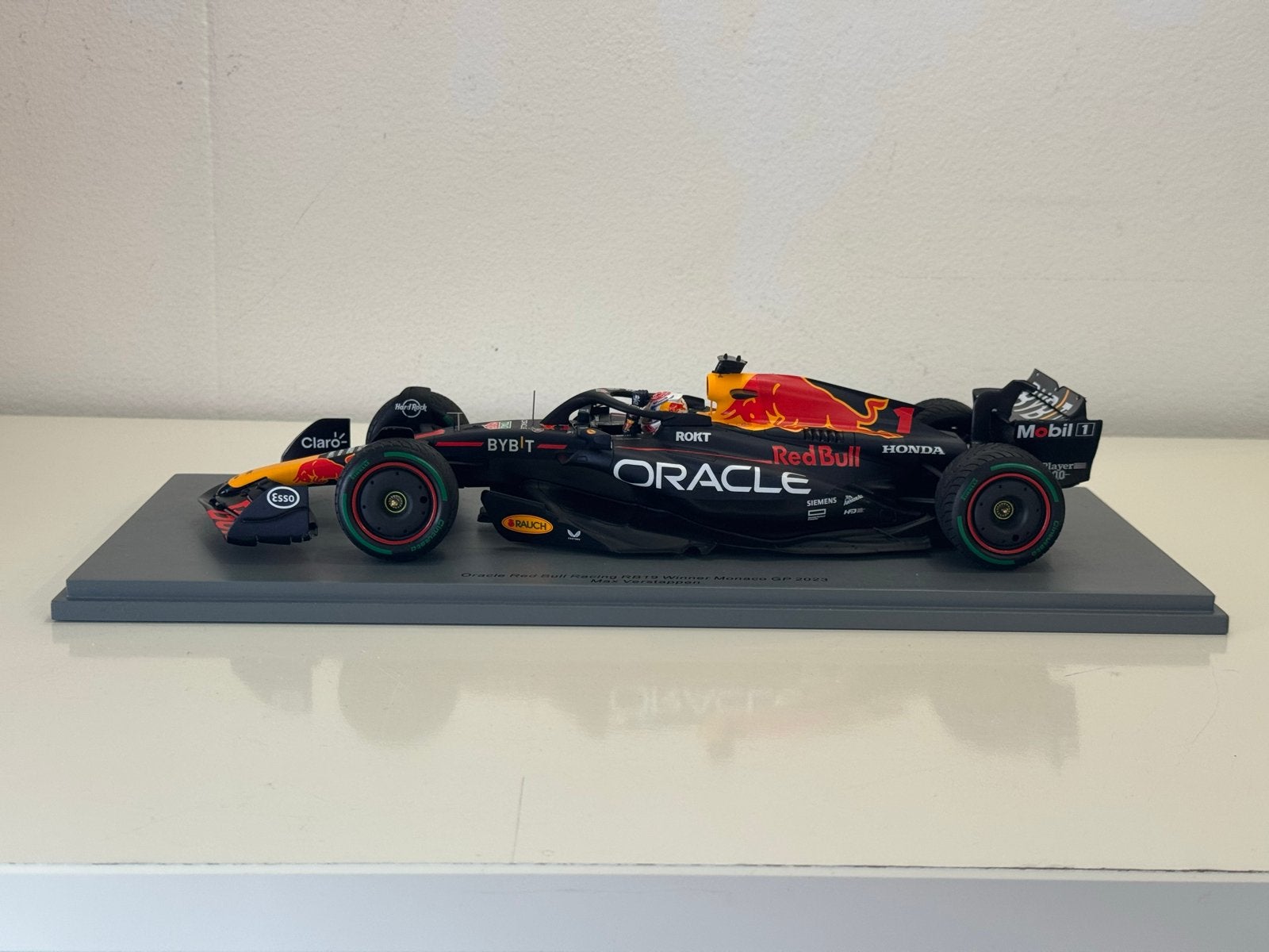 Spark RB19 Monaco GP 2023 1:18 Max Verstappen, Ophalen of Verzenden, Zo goed als nieuw