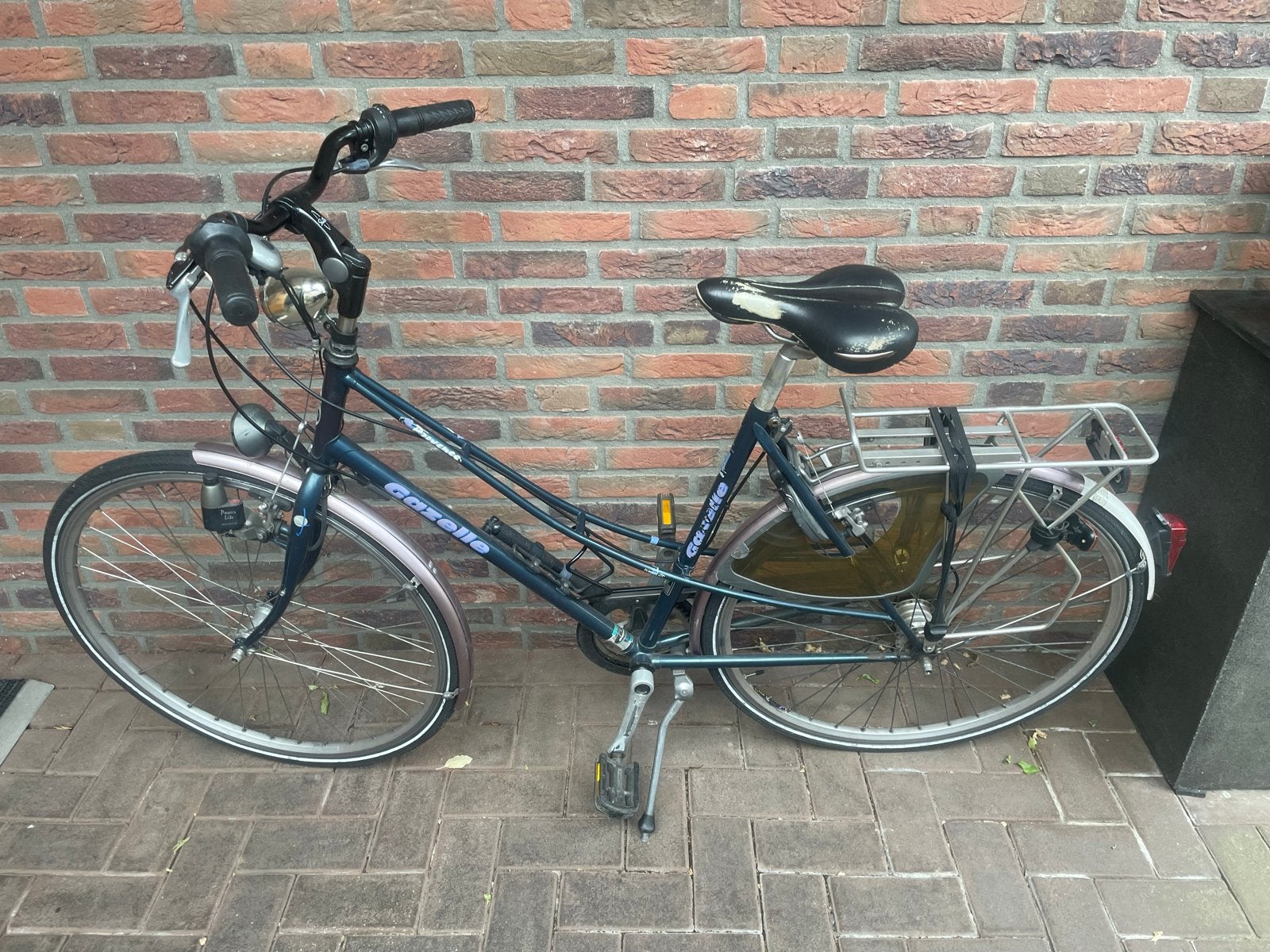 Gazelle fiets met versnellingen en lage instap, Velgrem, Ophalen of Verzenden, 50 tot 53 cm, Gazelle