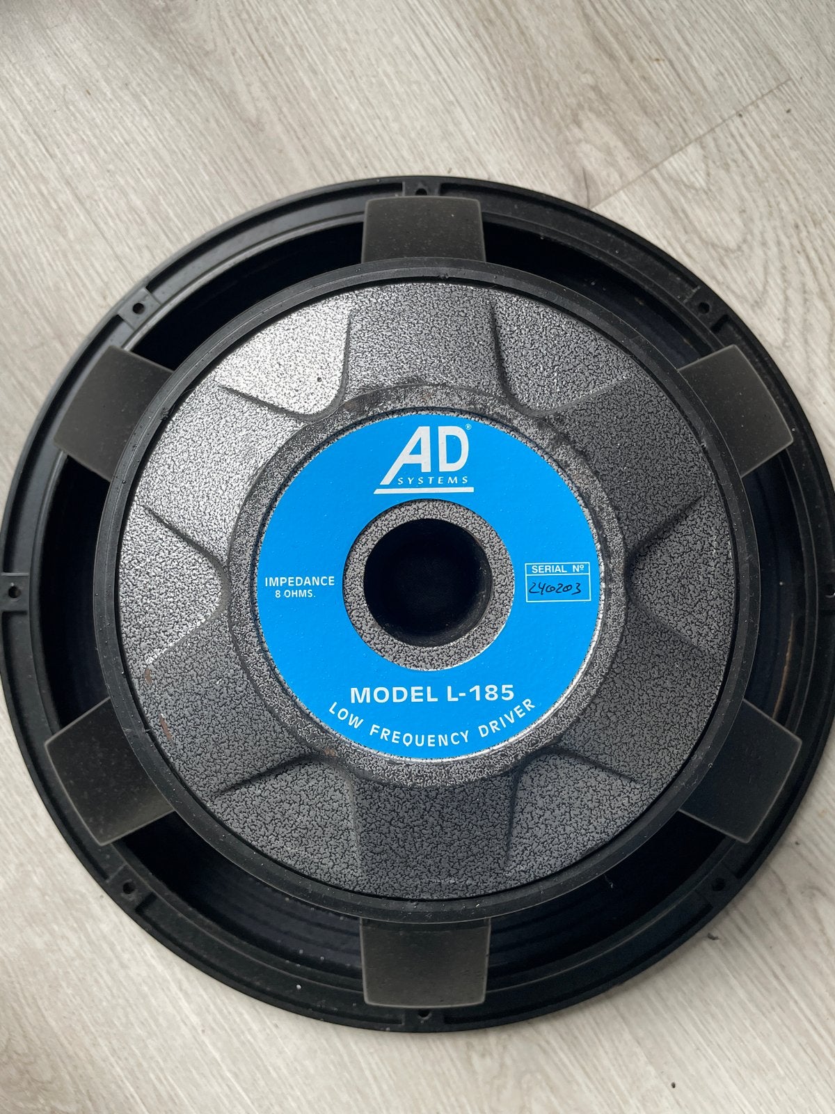 Audience Delight  Model L-185 Low Frequency Driver Speaker, Gebruikt, Overige typen, Ophalen, 150 watt of meer