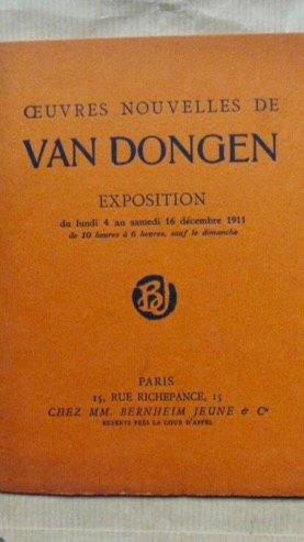 Kees van Dongen,oude , kostbare catalogus,1911, Antiek en Kunst, Kunst | Overige Kunst, Ophalen of Verzenden