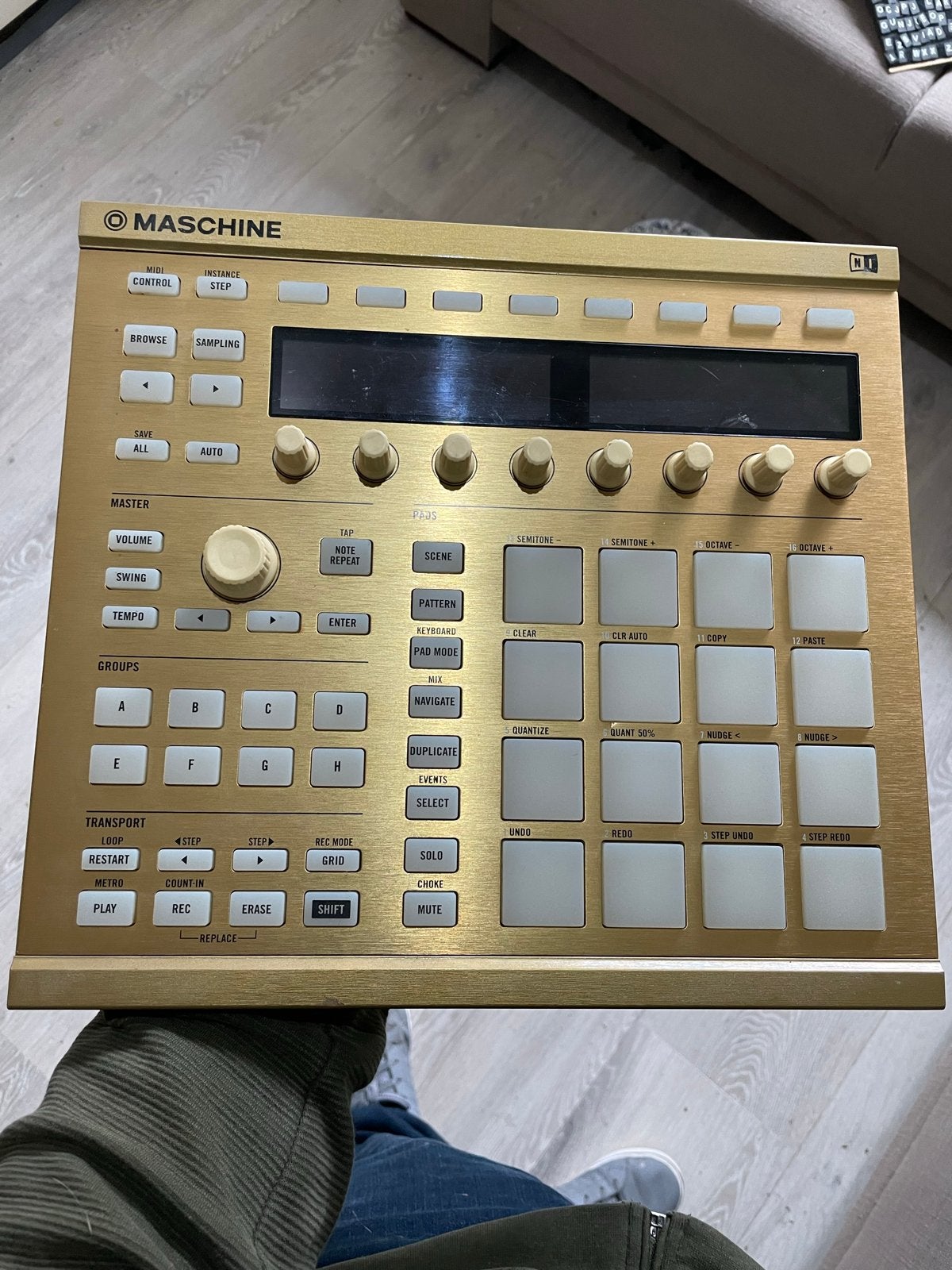 Native Instruments Maschine MK2 Gold Edition (Zonder softwar, Verzenden, Zo goed als nieuw, Overige merken