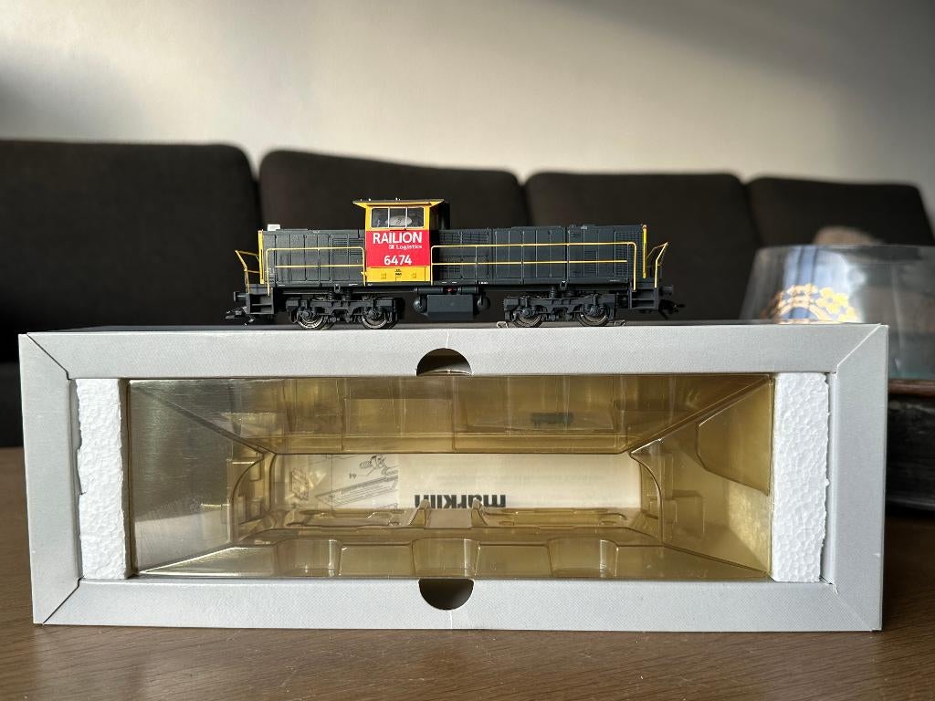 Marklin 37644: omgenummerde NS 6409 naar Railion 6474., Wisselstroom, Locomotief, Ophalen of Verzenden, Märklin