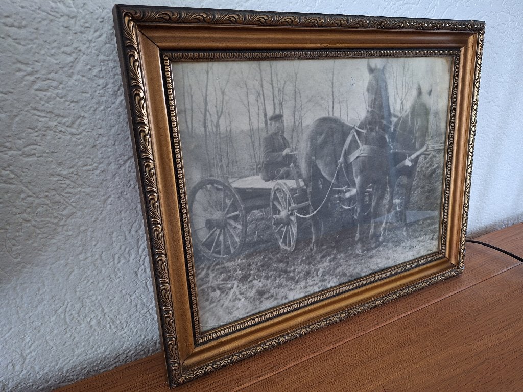Antiek schilderij, Ophalen, Portret of Personen, Klassiek, Achter glas