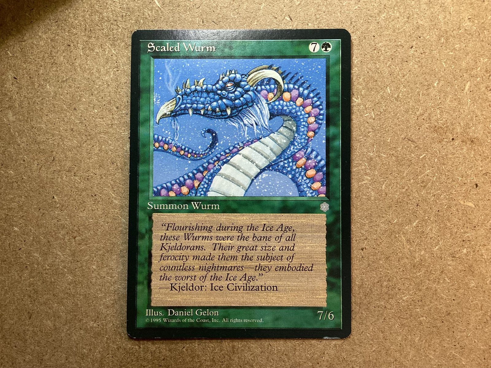 1x Scaled Wurm (Excellent), Ophalen of Verzenden, Zo goed als nieuw, Losse kaart