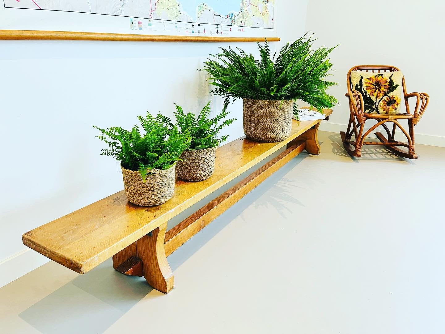 Stoere vintage gymbanken - turnbanken, Maat 36 t/m 42, Ophalen, Gebruikt, Materiaal