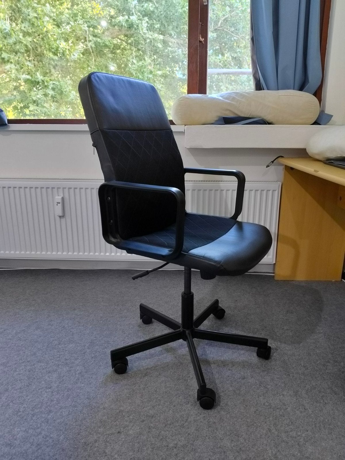 IKEA bureaustoel Renberget, Ophalen, Gebruikt, Zwart, Bureaustoel