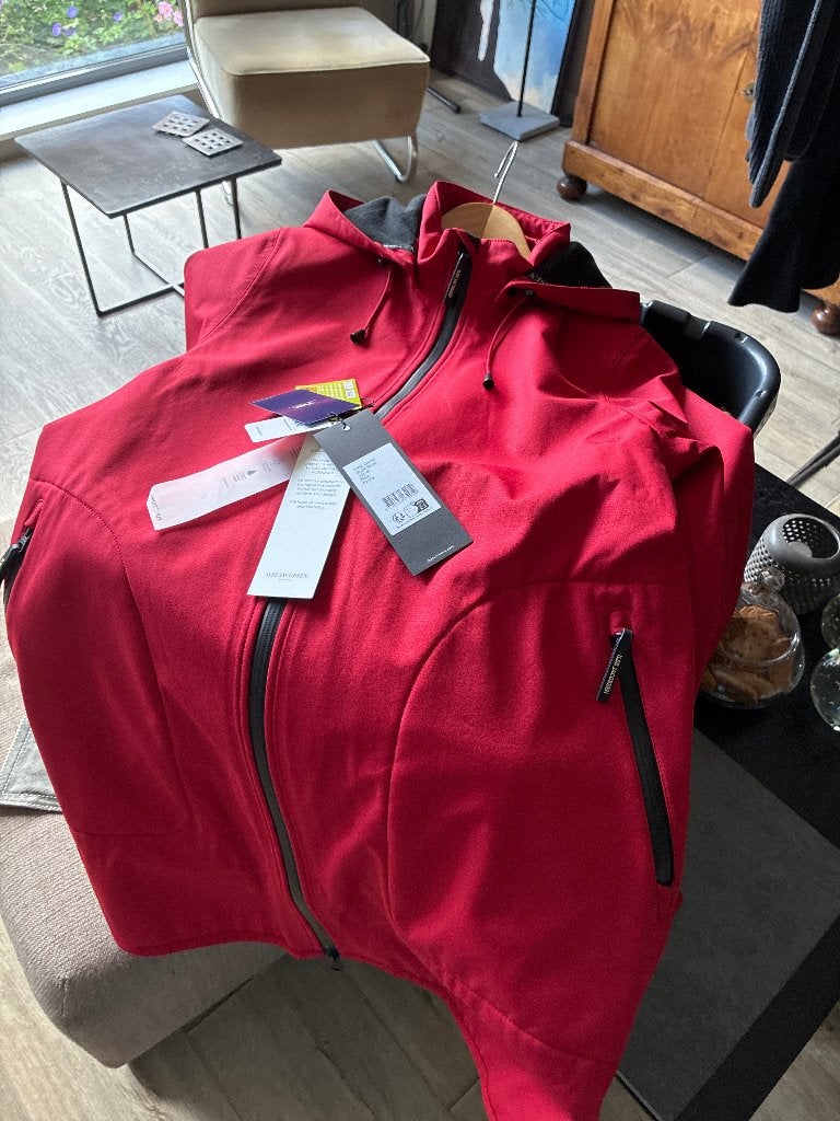 Ilse Jacobsen regenjas rood, maat 40, Rood, Ophalen, Maat 38/40 (M), Ilse Jacobsen