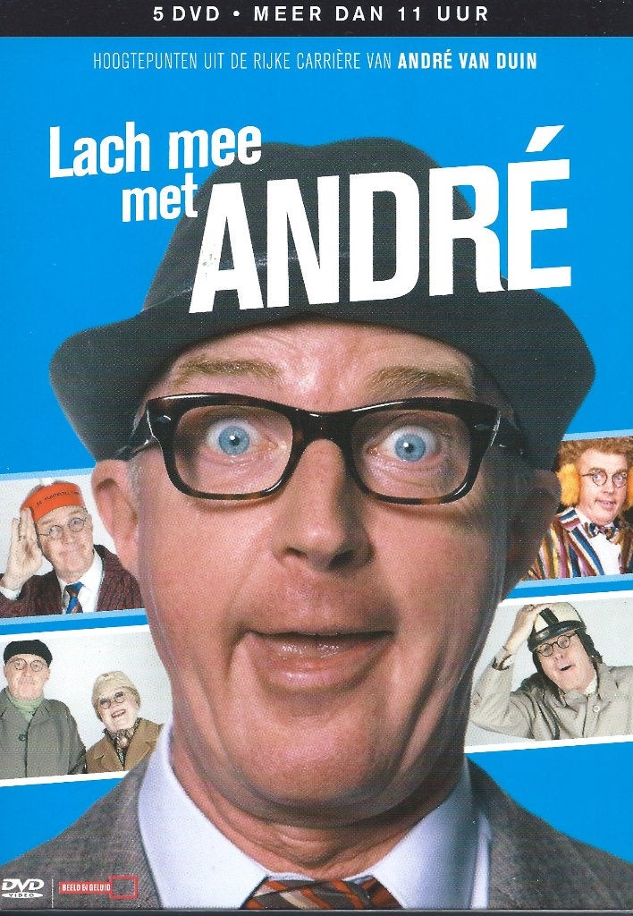 Lach mee met André van Duin - 5 DVD Boxset, Overige artiesten, Alle leeftijden, Zo goed als nieuw, Verzamelbox of complete uitgave