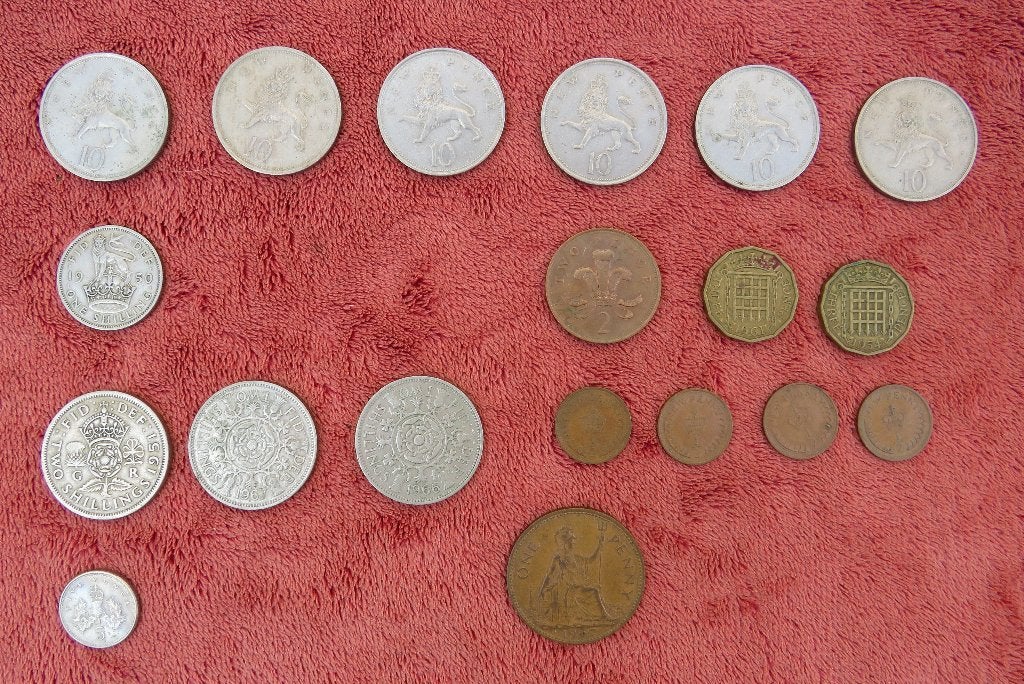 Diverse munten Engeland / Groot Brittannië, Ophalen of Verzenden, Overige landen, Setje