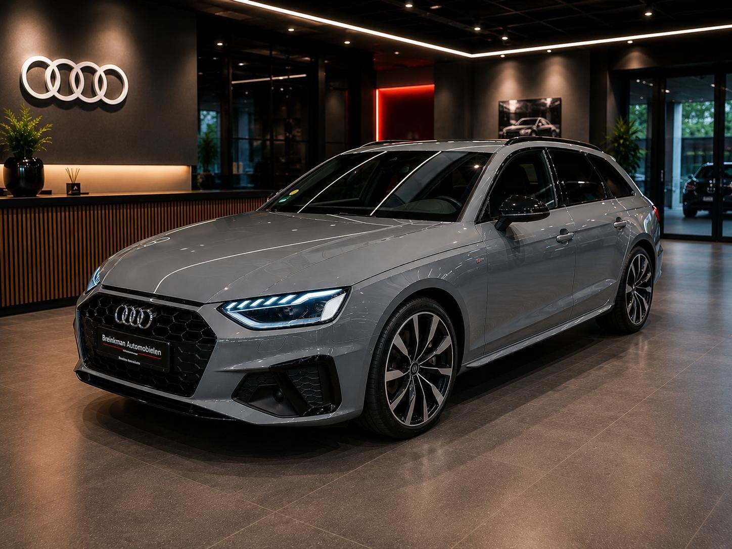 Audi A4 S4 45 TDI Quattro 231pk v6 panodak Nardo, Auto's, Automaat, 1800 kg, 197 €/maand, A4