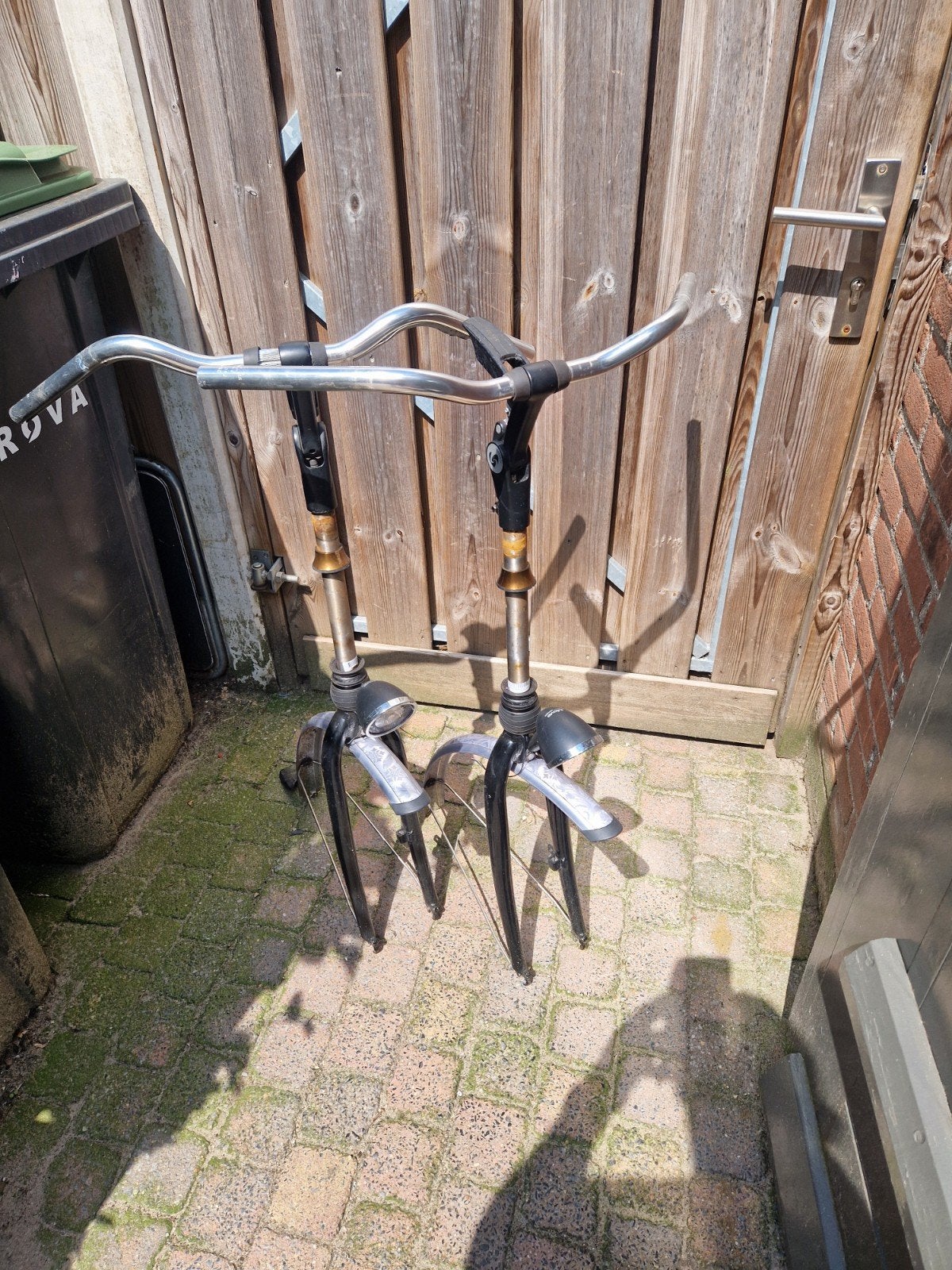 voorvorken, Fietsen en Brommers, Fietsonderdelen, Ophalen, Gebruikt, Staal, Voorvork