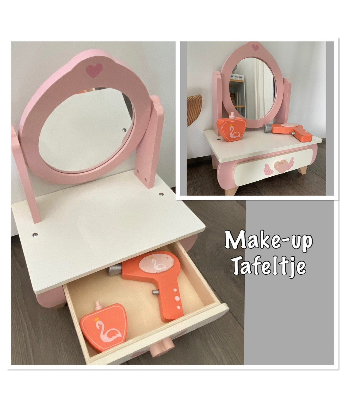 Make-up tafeltje, Ophalen of Verzenden, Zo goed als nieuw